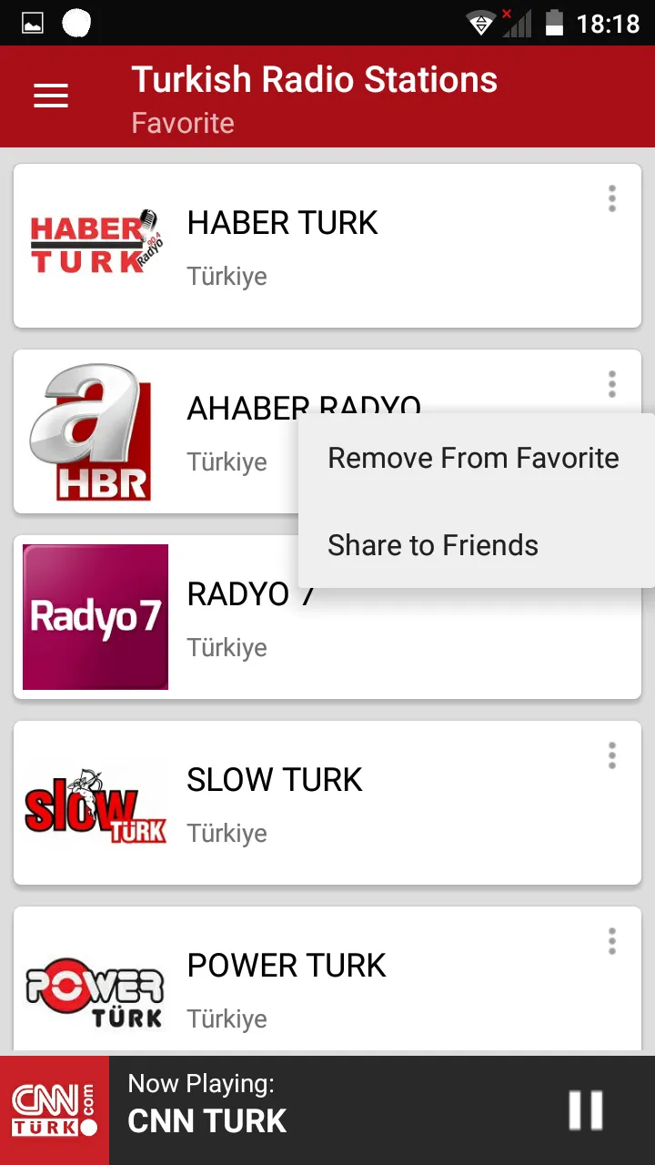 Turkish Radio Stations | Indus Appstore | Screenshot