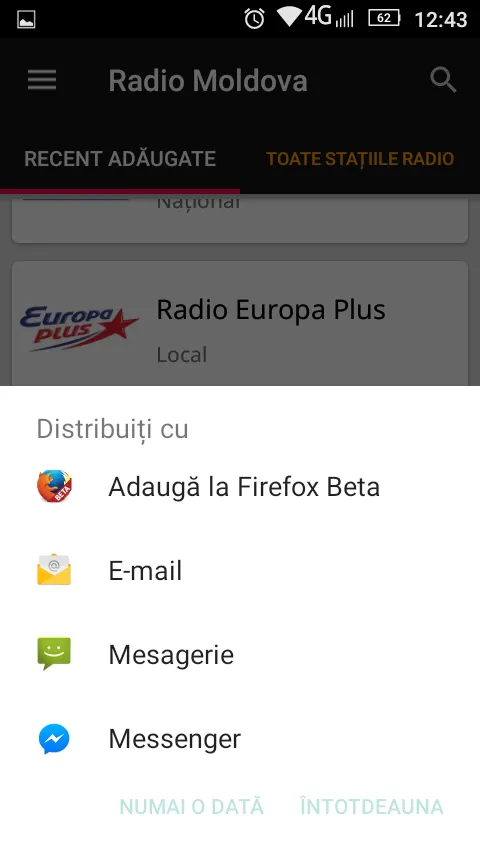 Radiouri din Moldova | Indus Appstore | Screenshot