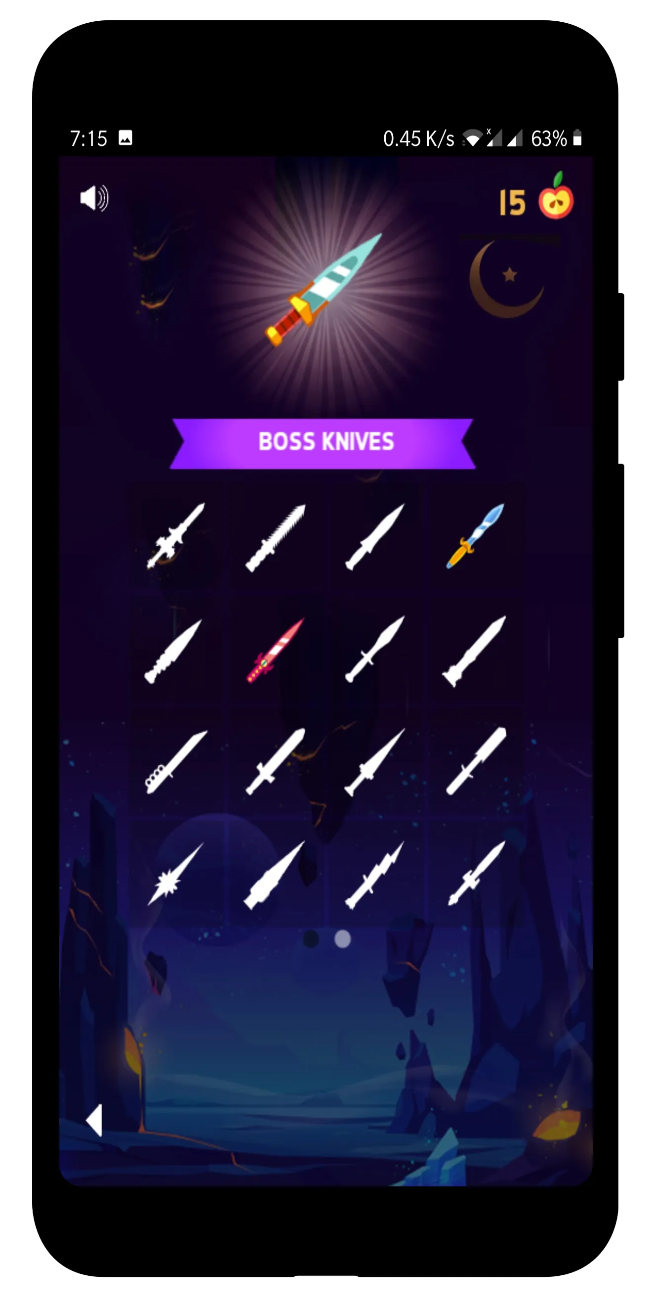 KnifeThrow exciting knife game | Indus Appstore | Screenshot