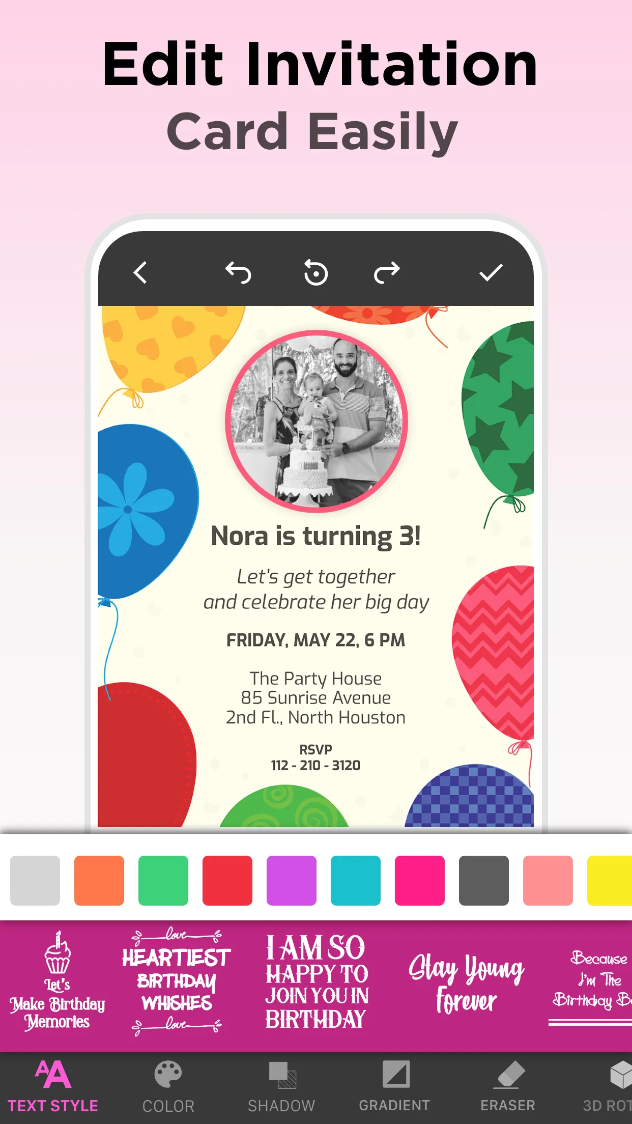 Invitation Card Maker & Design | Indus Appstore | Screenshot