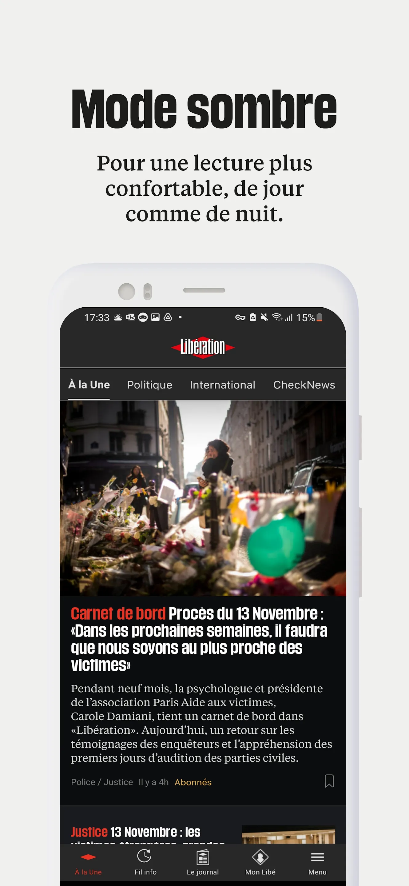 Libération: Info et Actualités | Indus Appstore | Screenshot