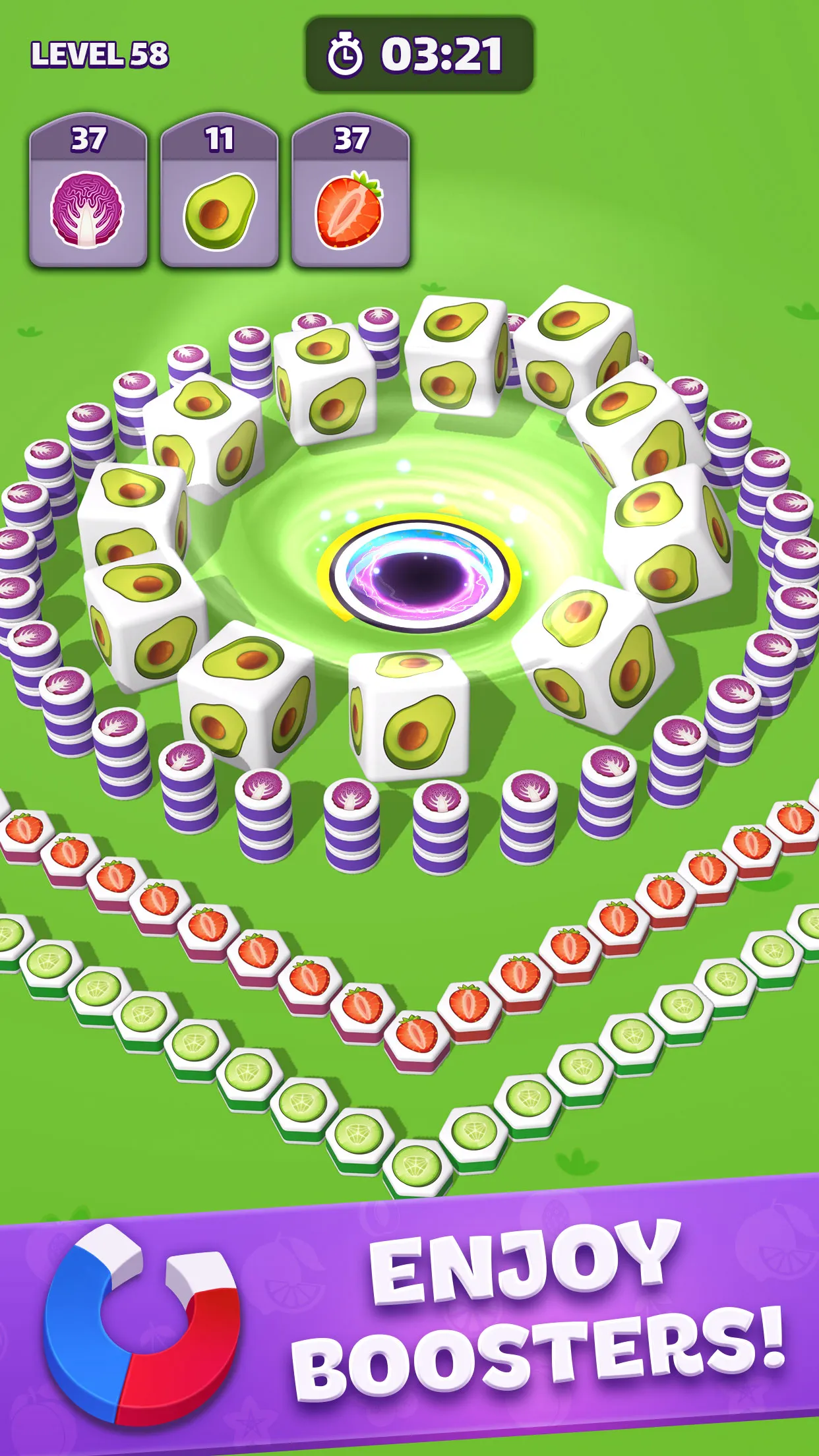 Tiles in Hole: Black Hole | Indus Appstore | Screenshot