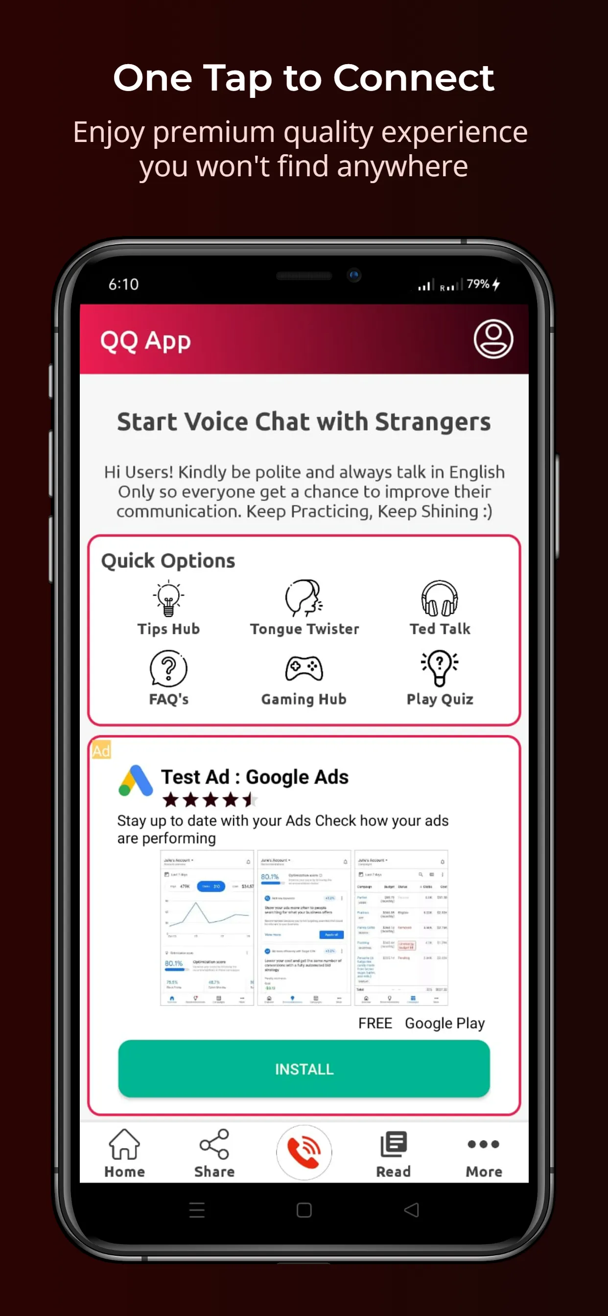 QQ- Random Voice Chat Stranger | Indus Appstore | Screenshot