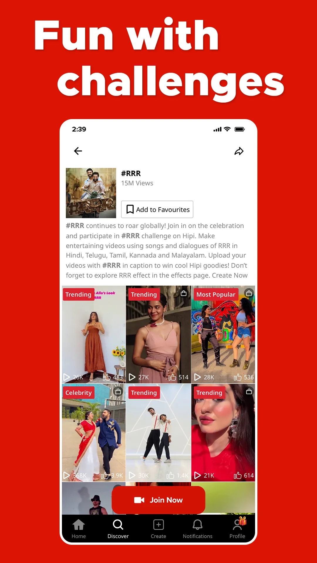 Hipi - Short Videos | Rewards | Indus Appstore | Screenshot