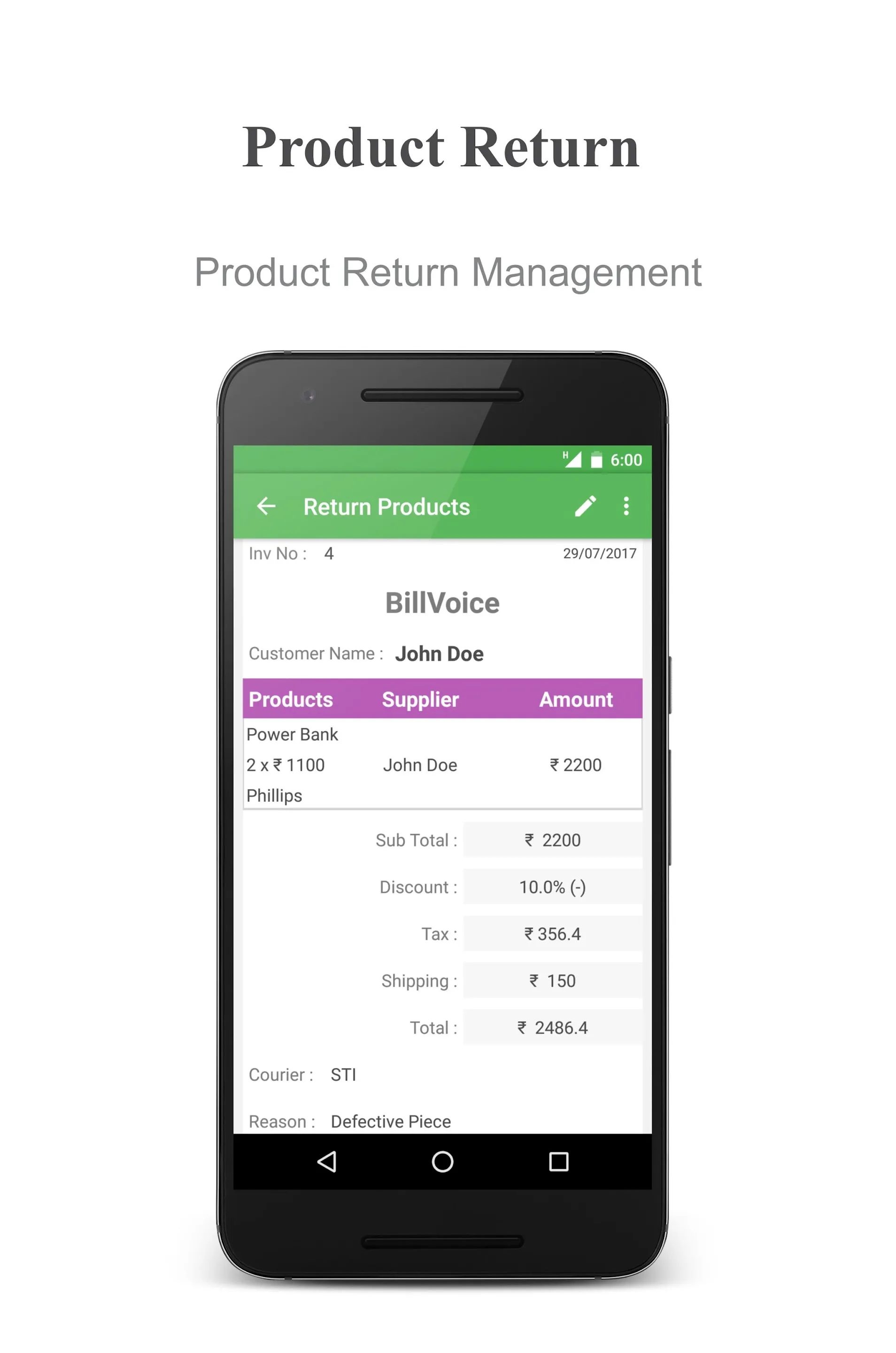 BillVoice - Invoicing app | Indus Appstore | Screenshot