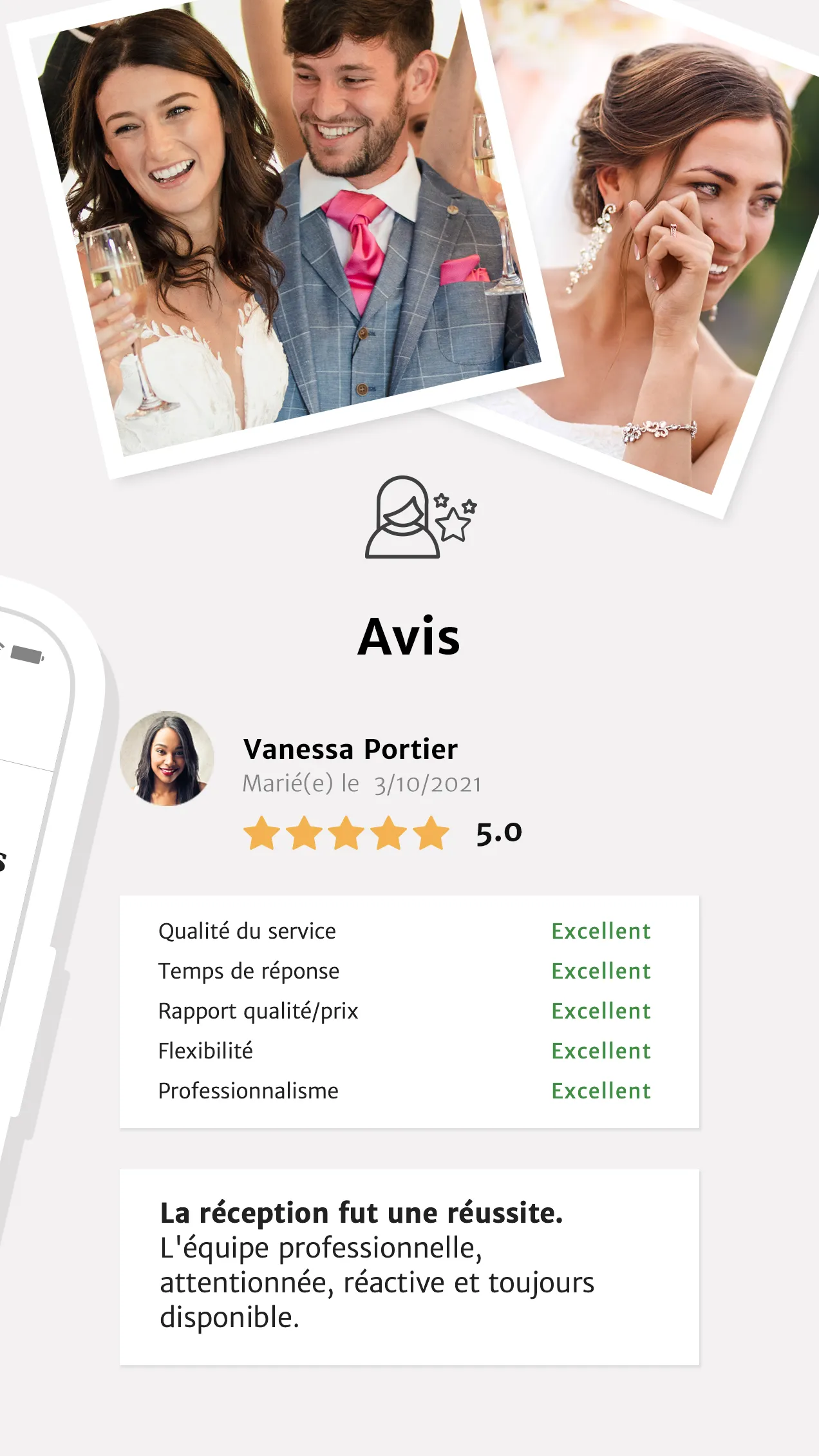 Mariages.net pour l'entreprise | Indus Appstore | Screenshot