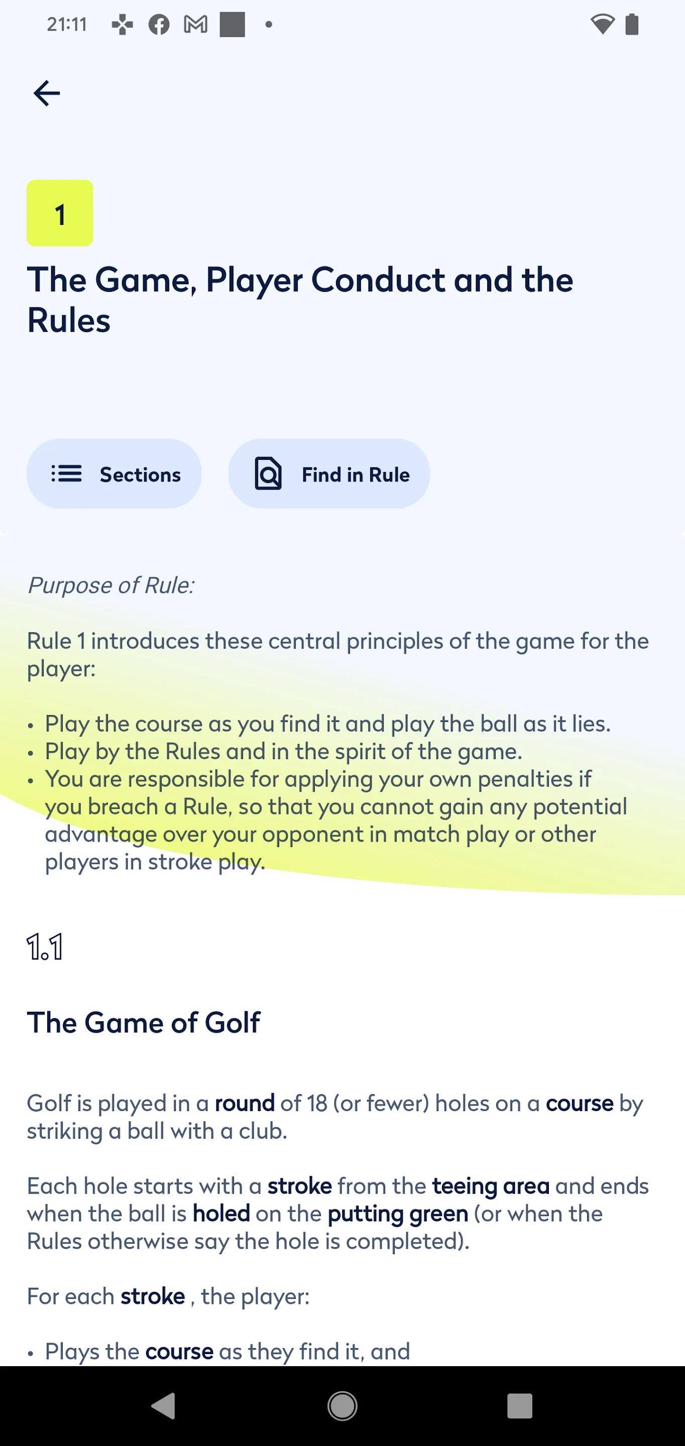 Rules of Golf 2023 | Indus Appstore | Screenshot