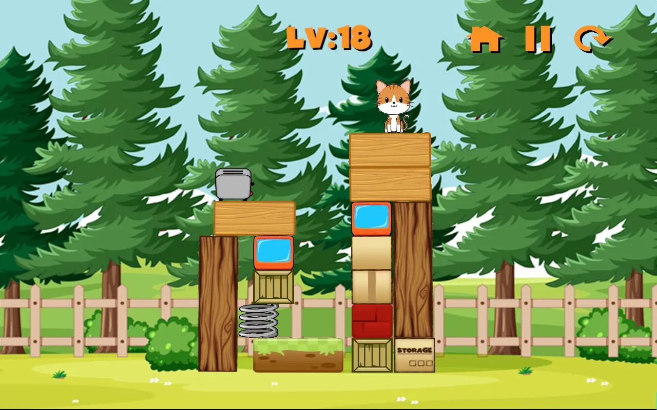 Kitty Drop Save The Cat | Indus Appstore | Screenshot