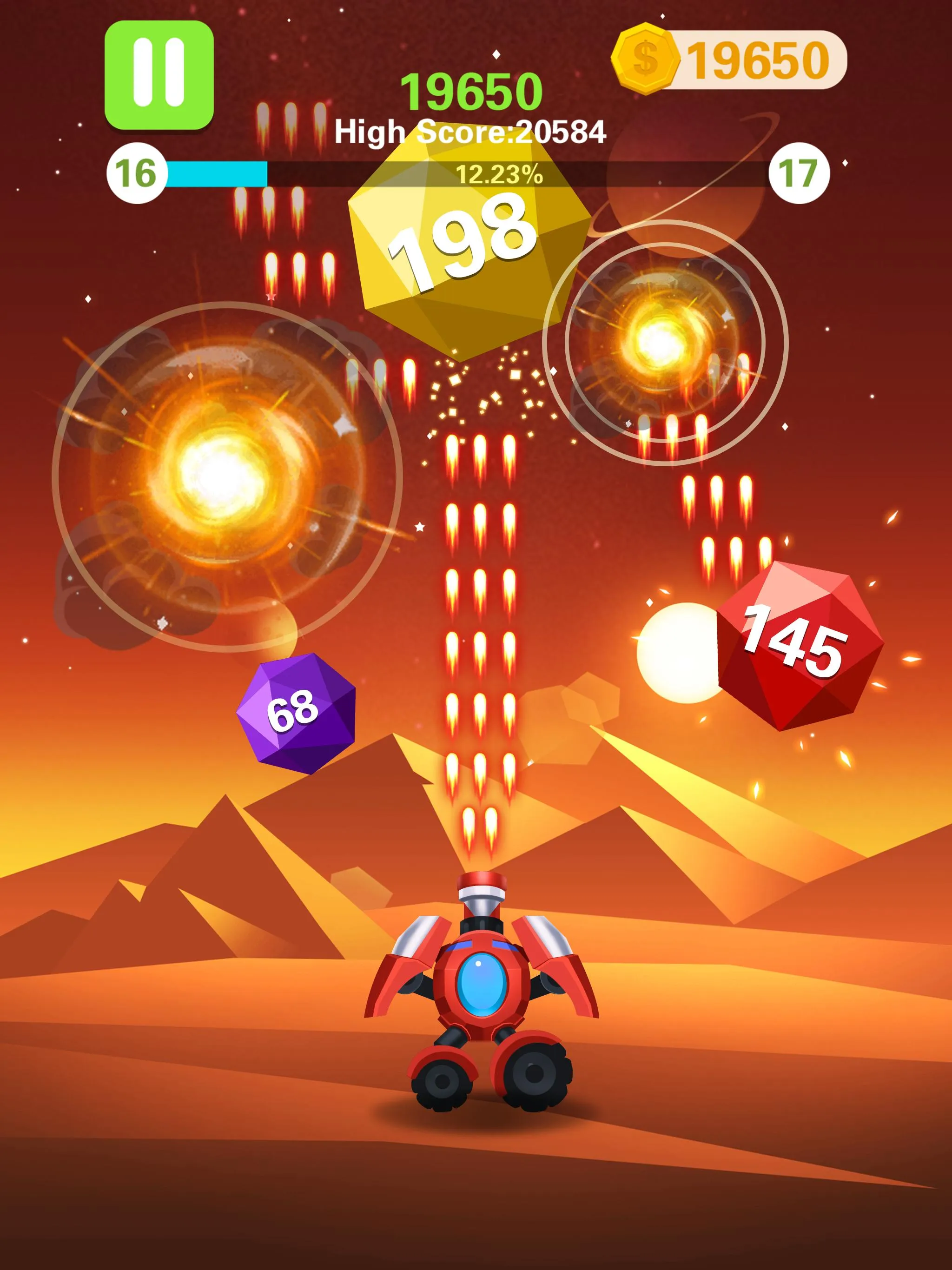 Rock Blast - Fire Ball | Indus Appstore | Screenshot