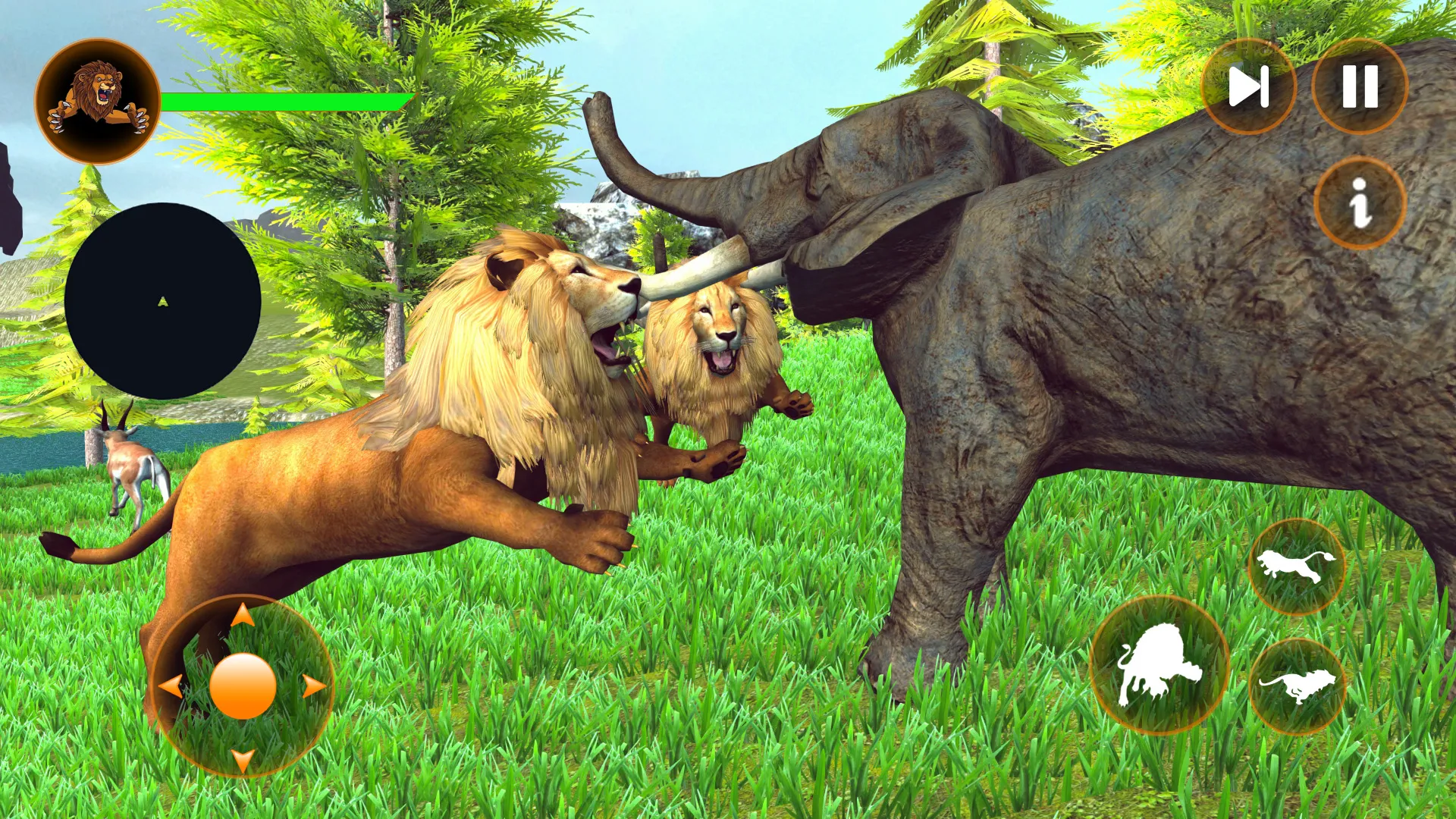 Lion Games Animal Wildlife Sim | Indus Appstore | Screenshot