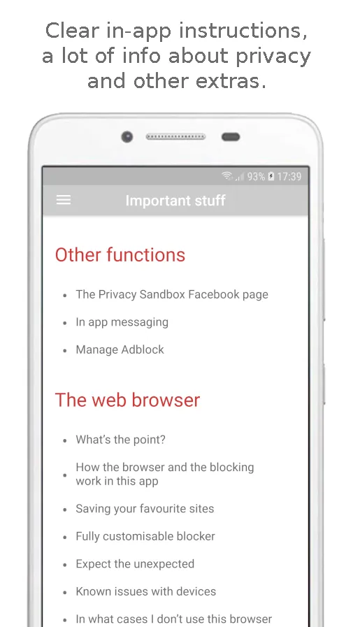 Privacy Sandbox Web Browser | Indus Appstore | Screenshot