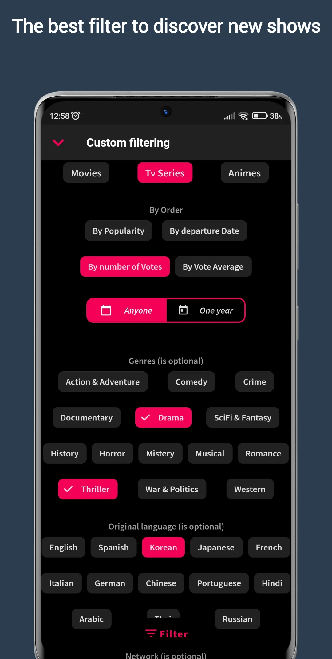 BunkaList -Movies-Shows-Anime | Indus Appstore | Screenshot