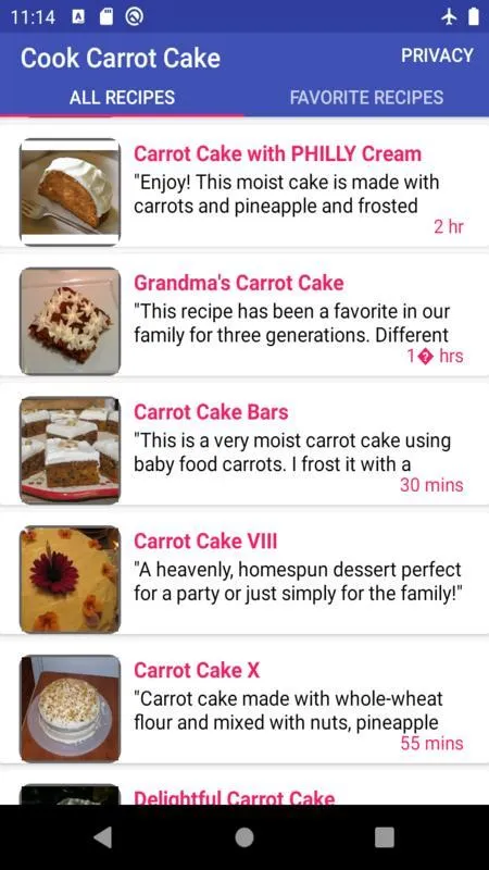 Cook carrot cake | Indus Appstore | Screenshot