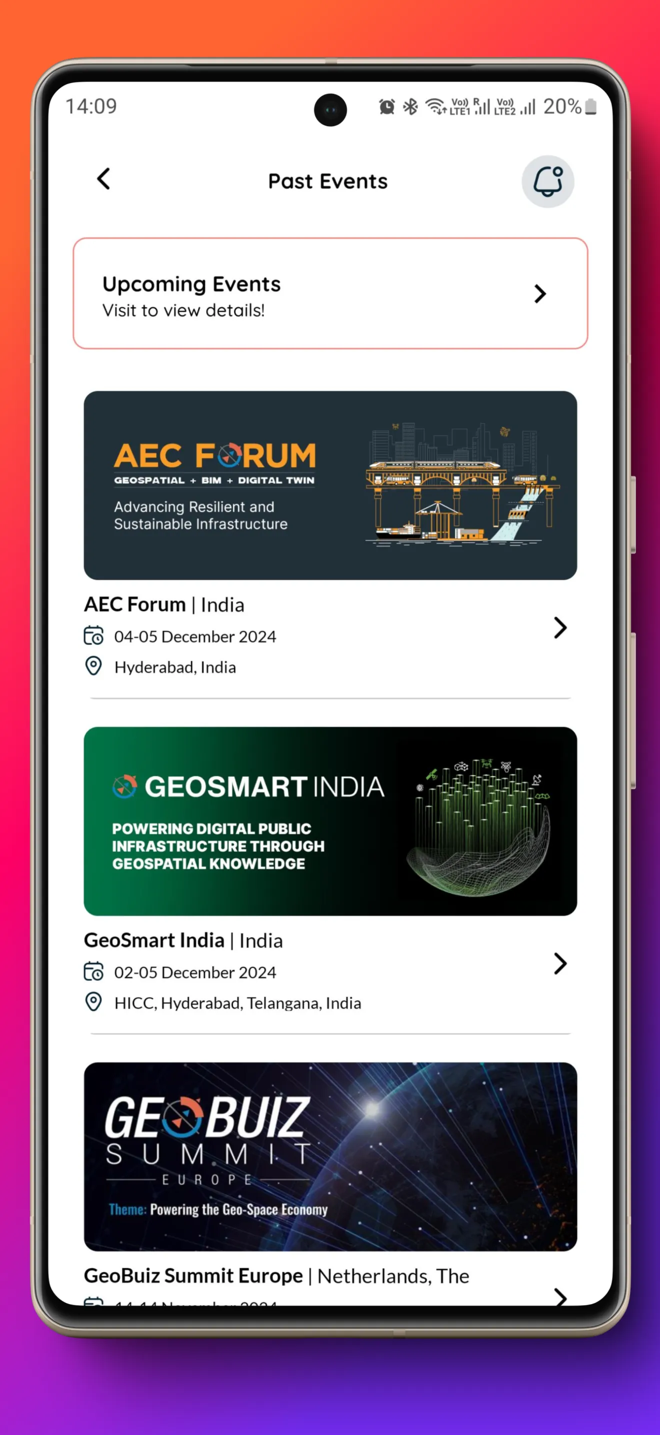 Geospatial World Event | Indus Appstore | Screenshot