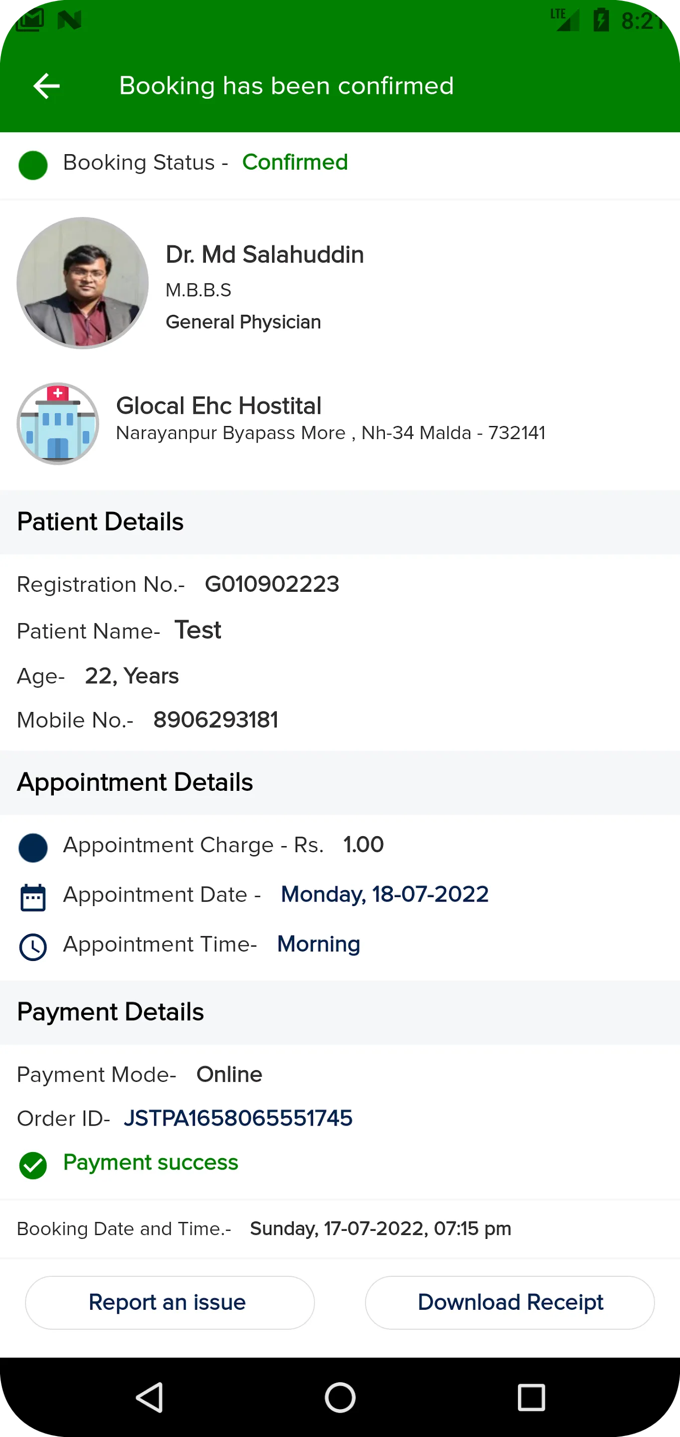 Just OPD - Doctor Appointment | Indus Appstore | Screenshot