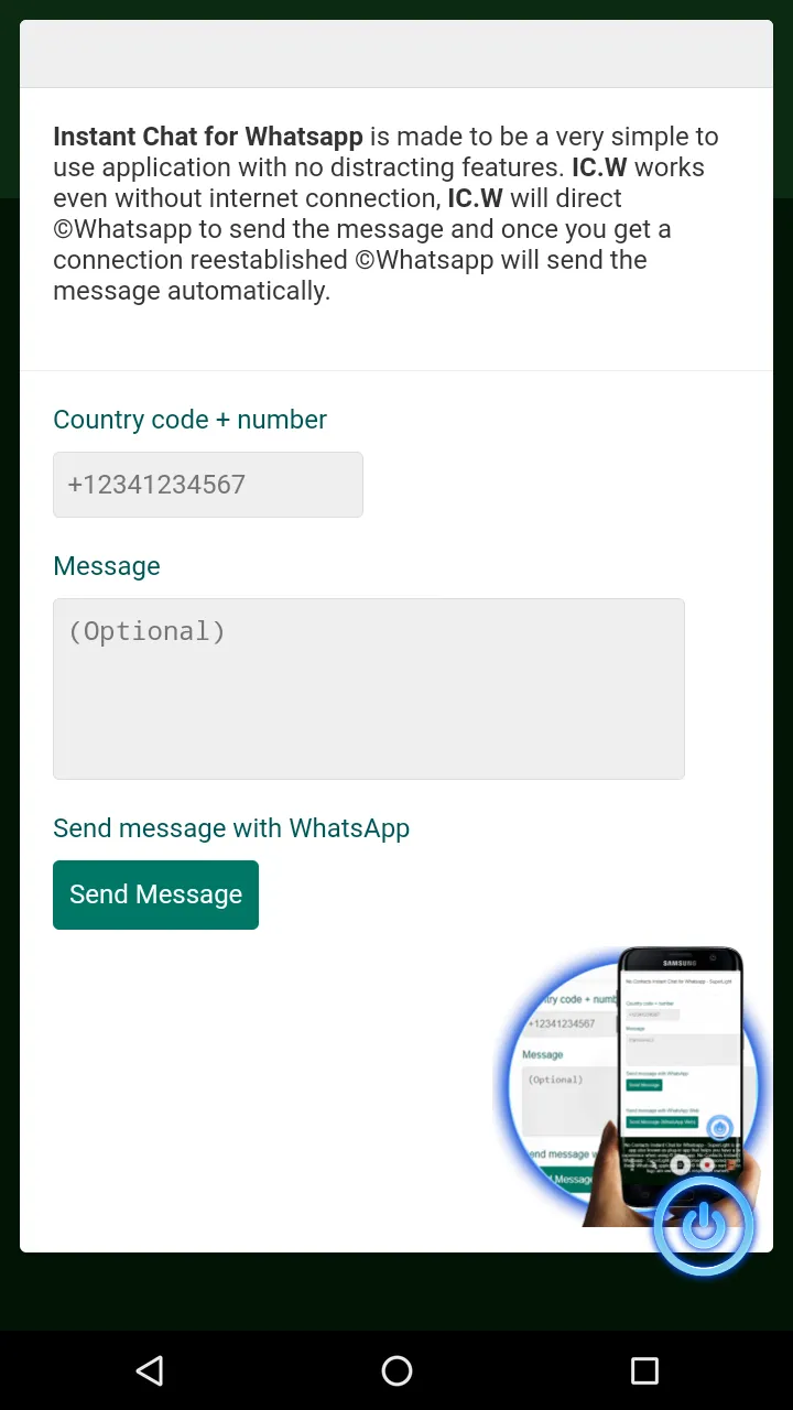 Instant Chat for Whatsapp | Indus Appstore | Screenshot