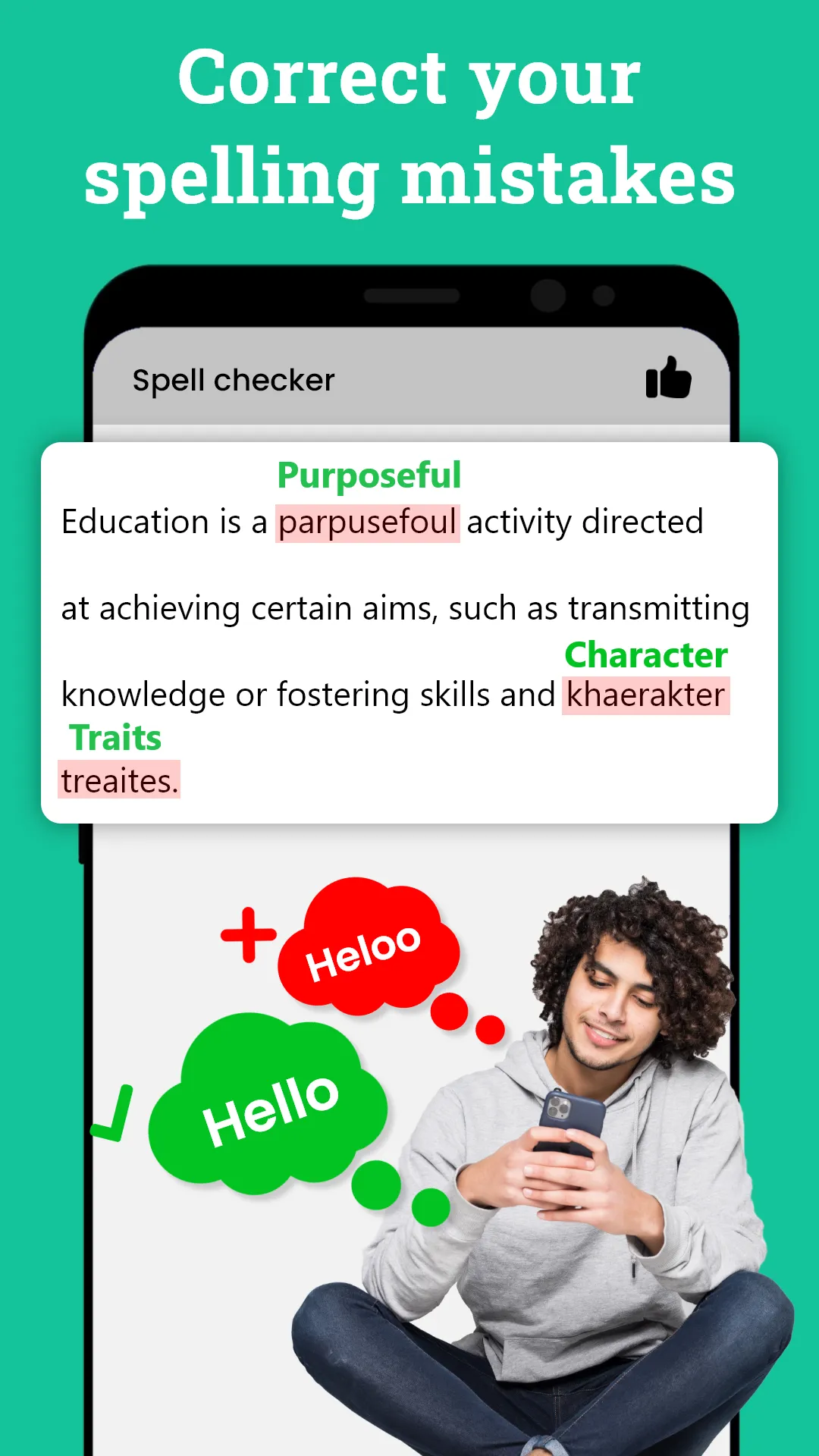 Spell Corrector: Grammar Check | Indus Appstore | Screenshot