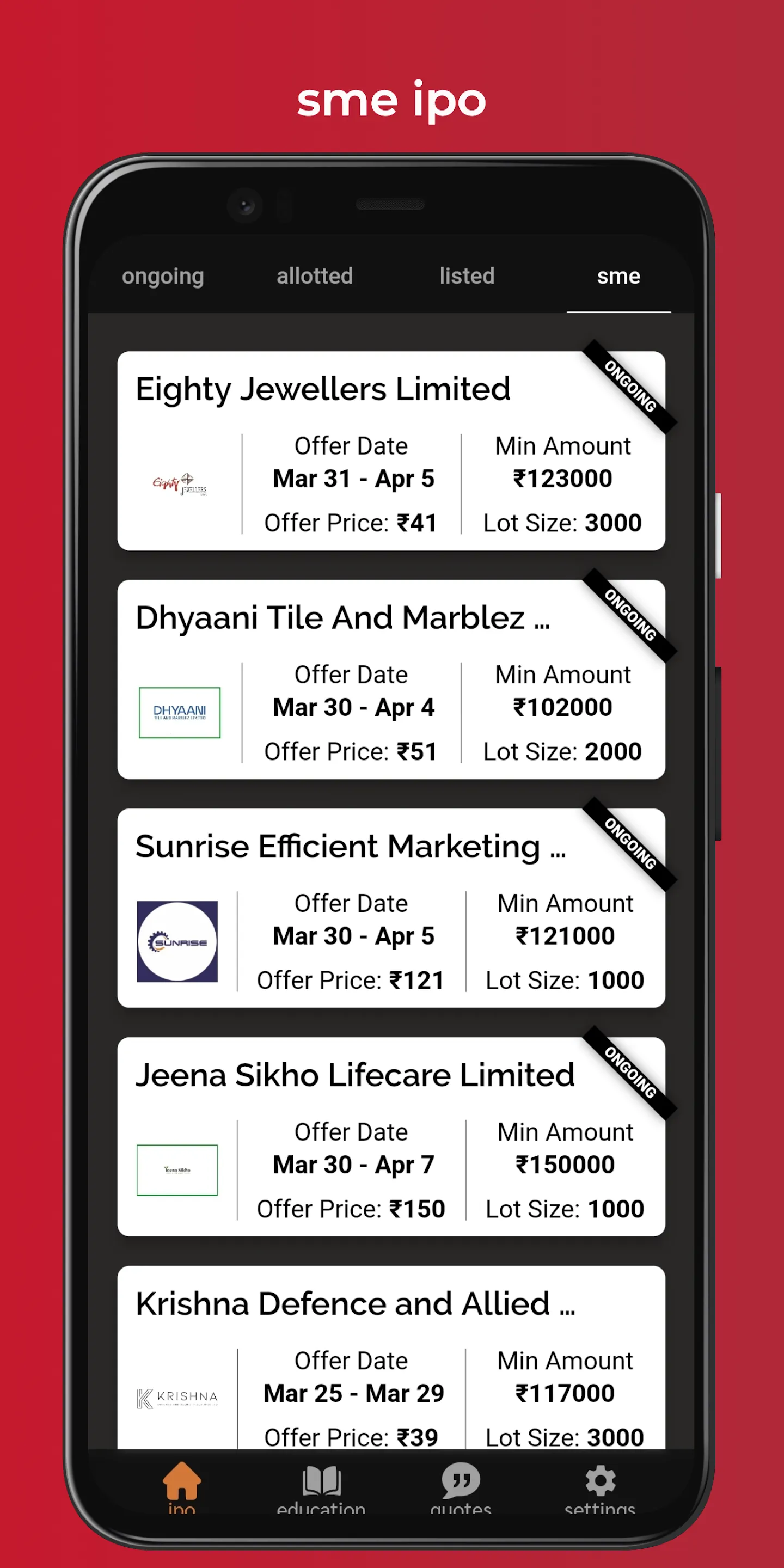 Stockify - IPO Info & Guide | Indus Appstore | Screenshot