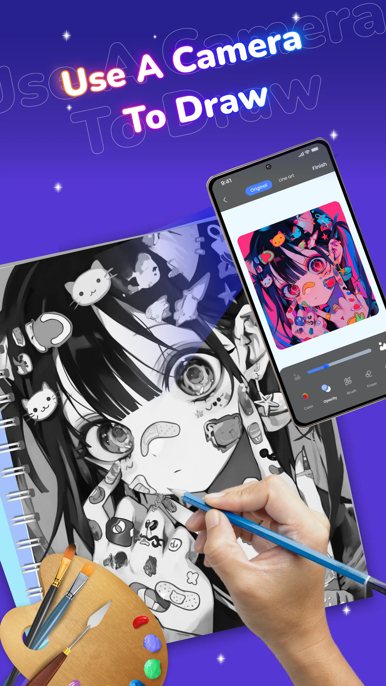 Draw Anime: Paint & Sketch App | Indus Appstore | Screenshot