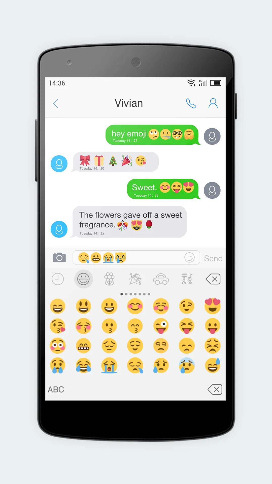 Emoji Keyboard 7 - Cute Sticke | Indus Appstore | Screenshot