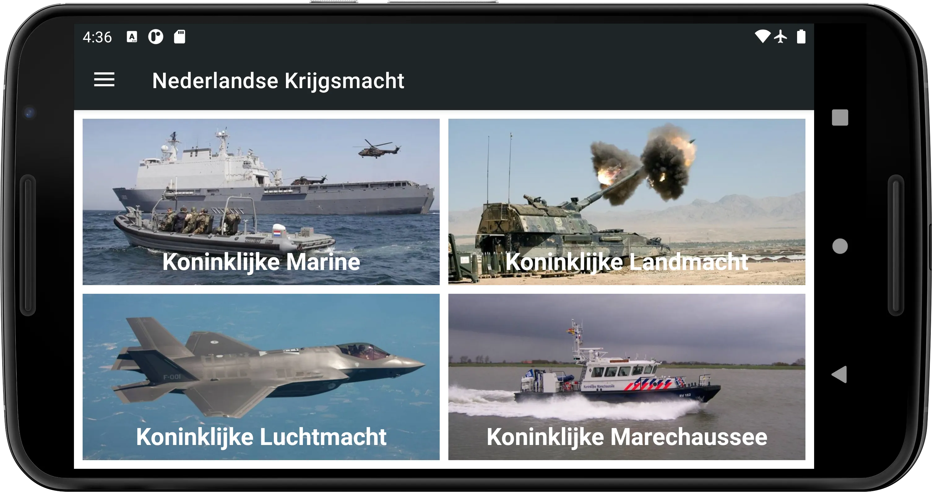 Militaire Rangen Nederland | Indus Appstore | Screenshot