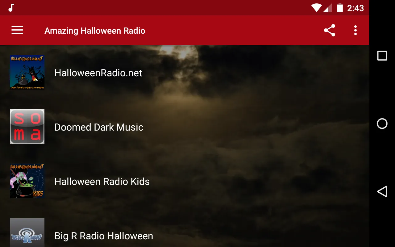 Halloween Radio | Indus Appstore | Screenshot