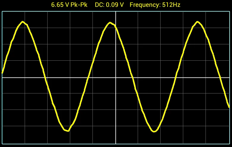 USB Accessory Oscilloscope | Indus Appstore | Screenshot