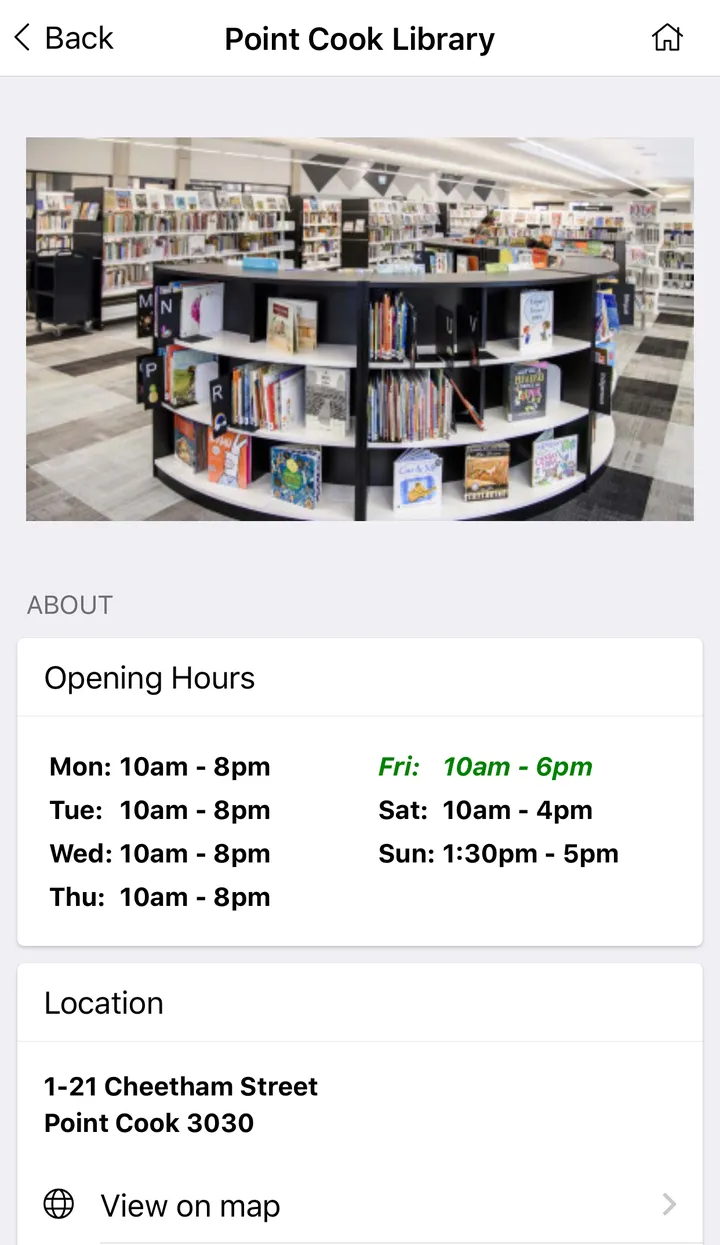 Libraries Victoria | Indus Appstore | Screenshot