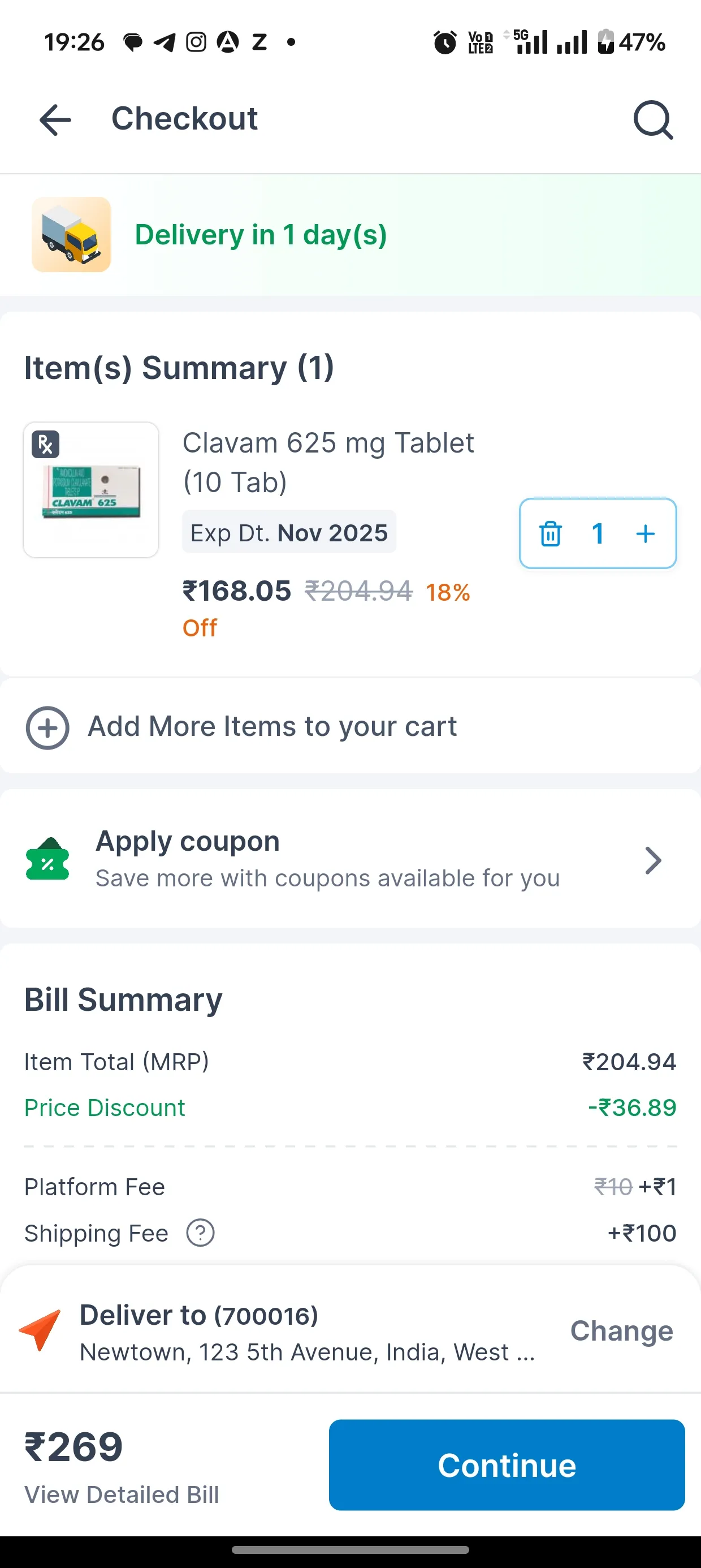 SastaSundar - Online Pharmacy | Indus Appstore | Screenshot