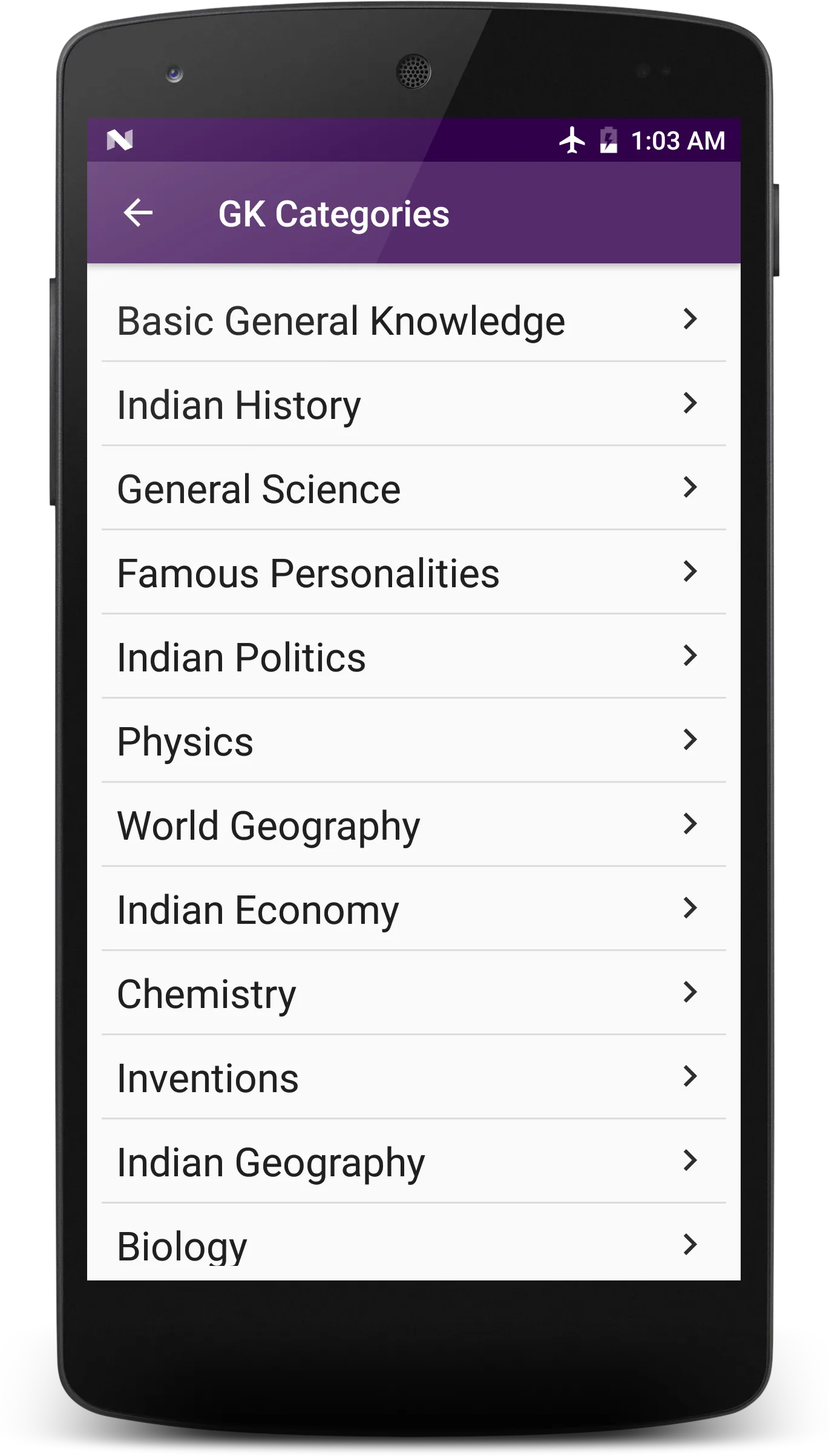 GK , Current Affairs & Daily N | Indus Appstore | Screenshot