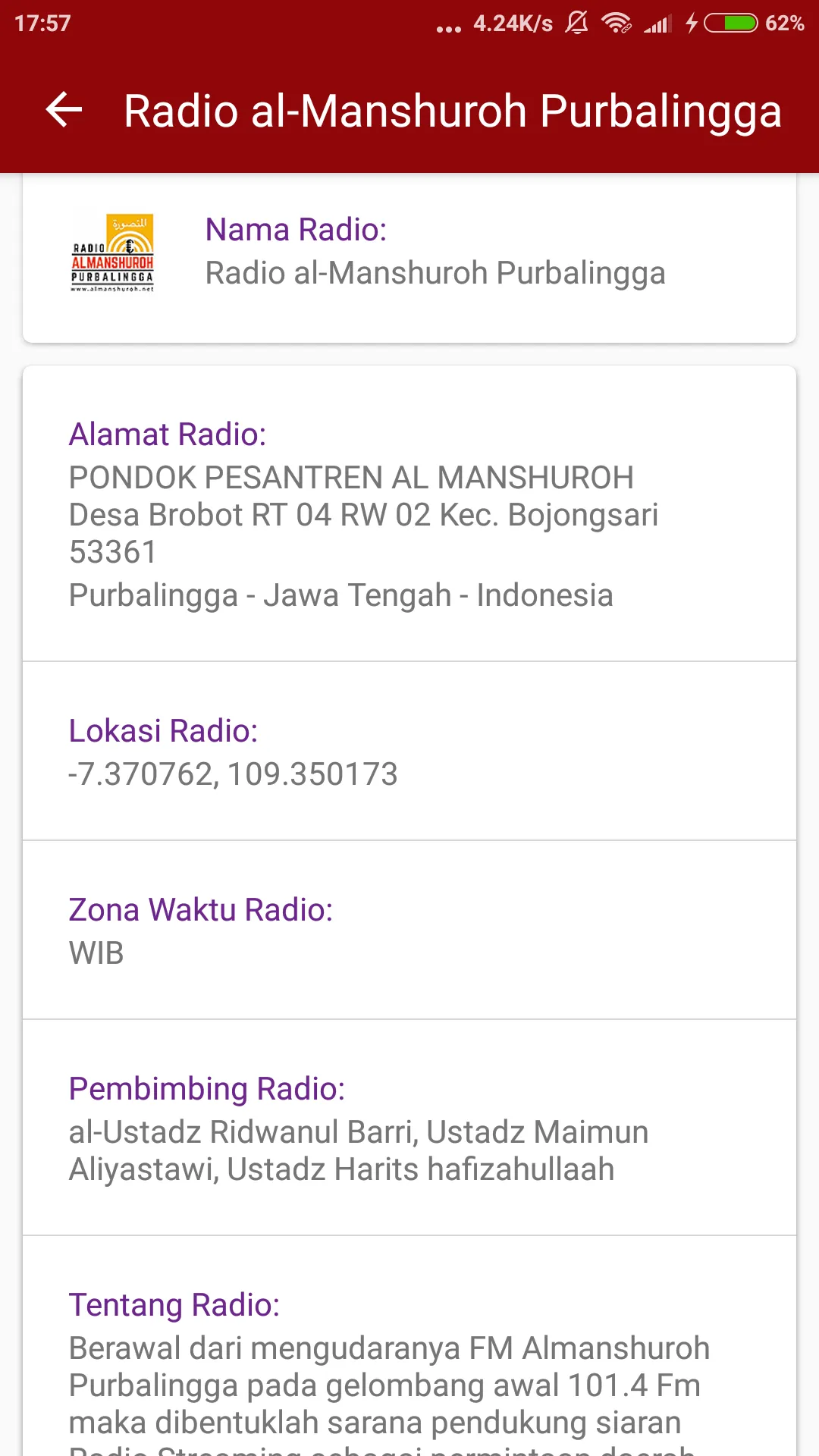 Radio Islam Indonesia | Indus Appstore | Screenshot