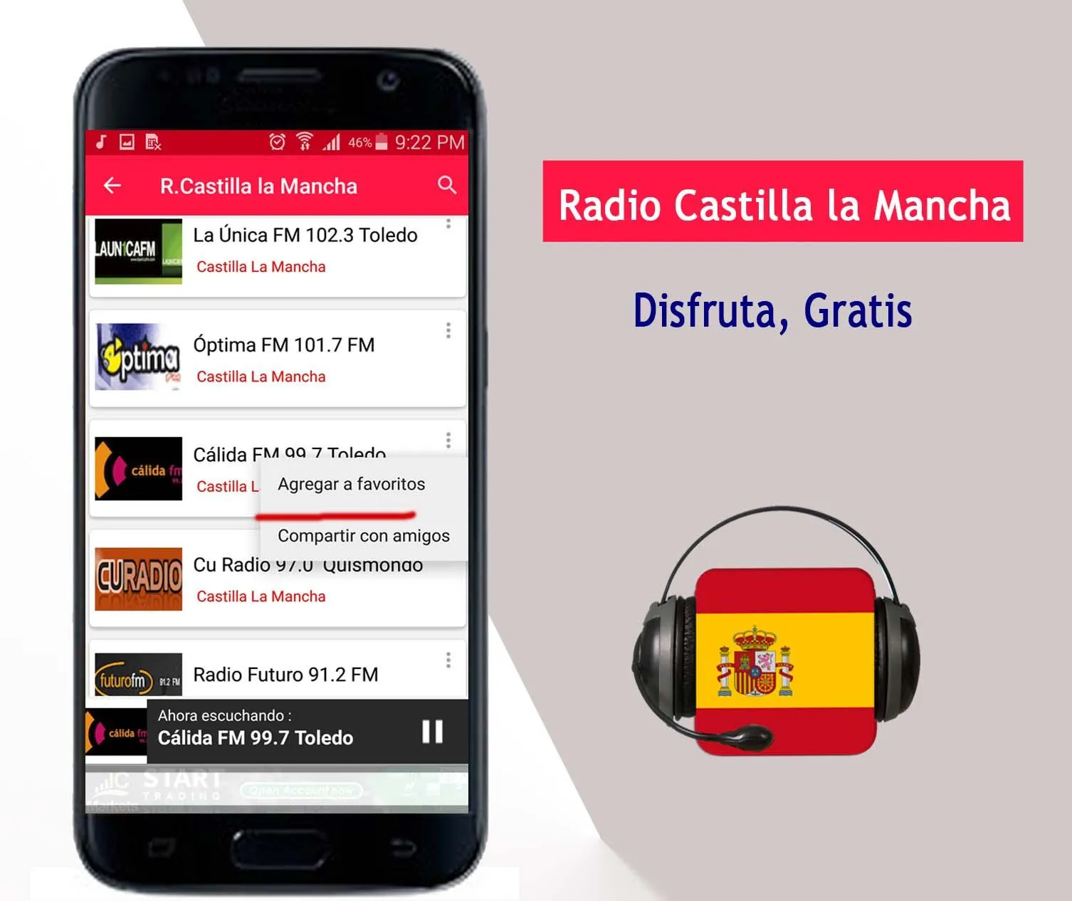 Radio Castilla la Mancha | Indus Appstore | Screenshot