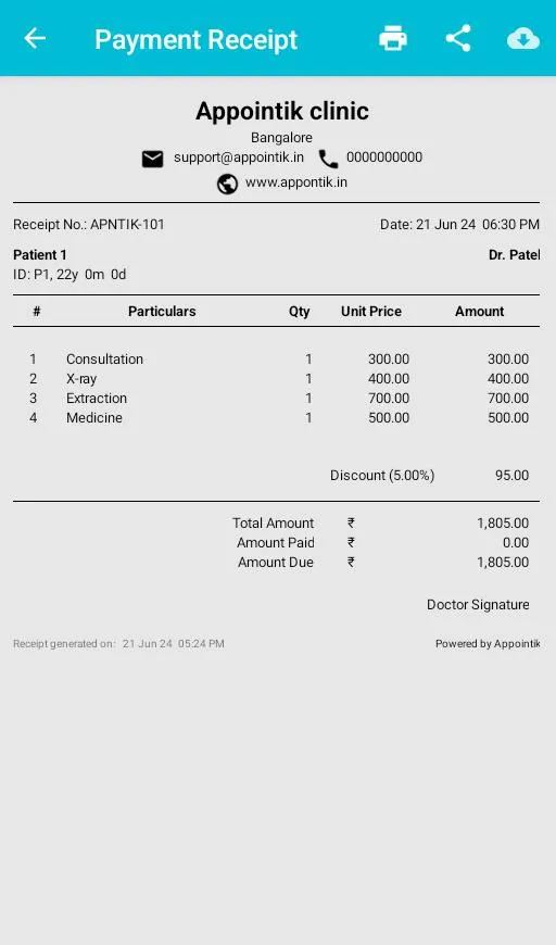Appointik - Clinic Management | Indus Appstore | Screenshot
