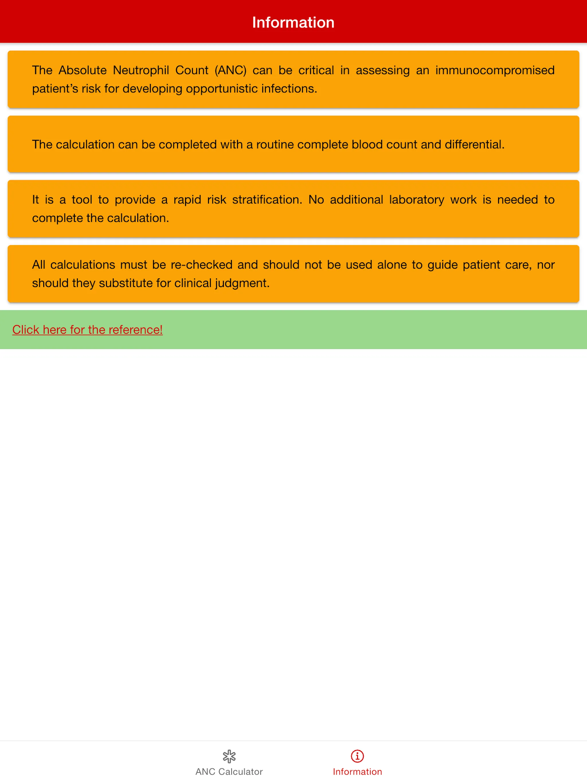 Absolute Neutrophil Count | Indus Appstore | Screenshot