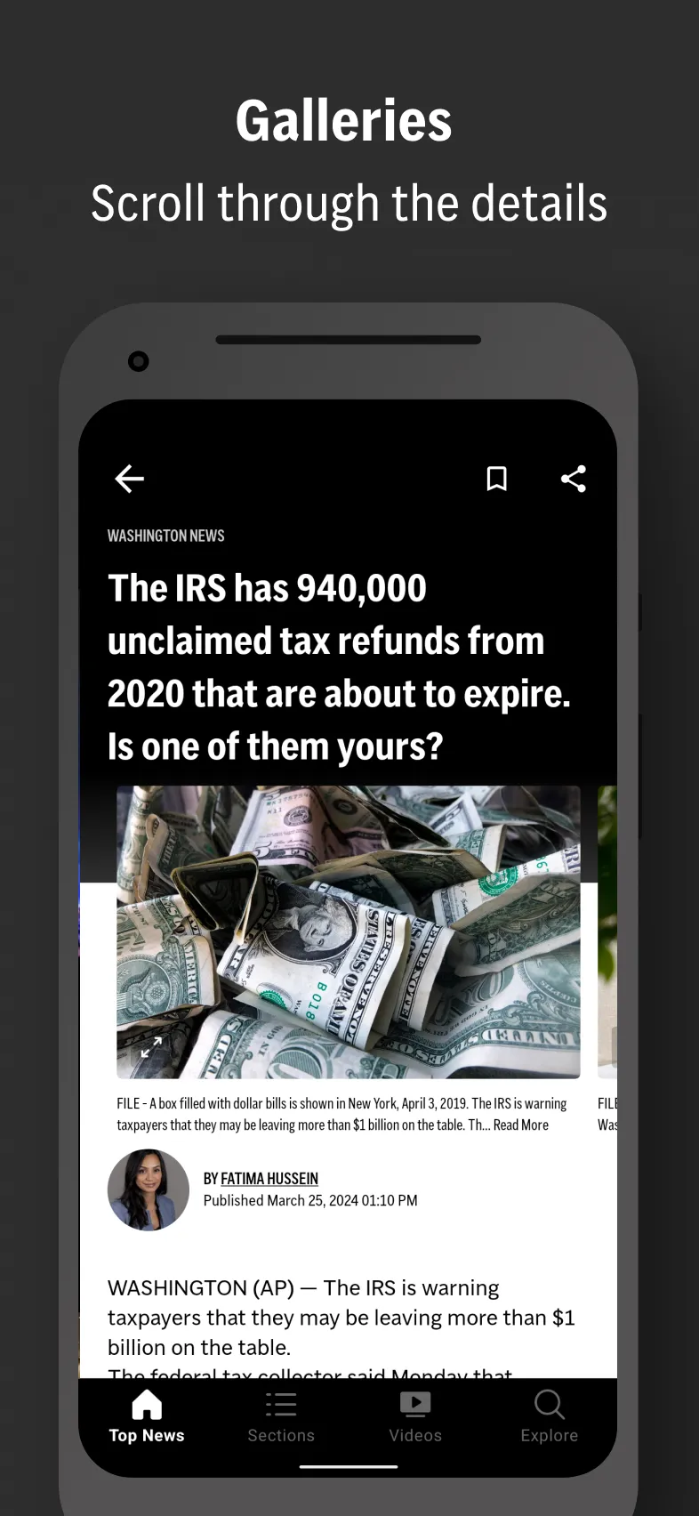 AP News: World & Local | Indus Appstore | Screenshot