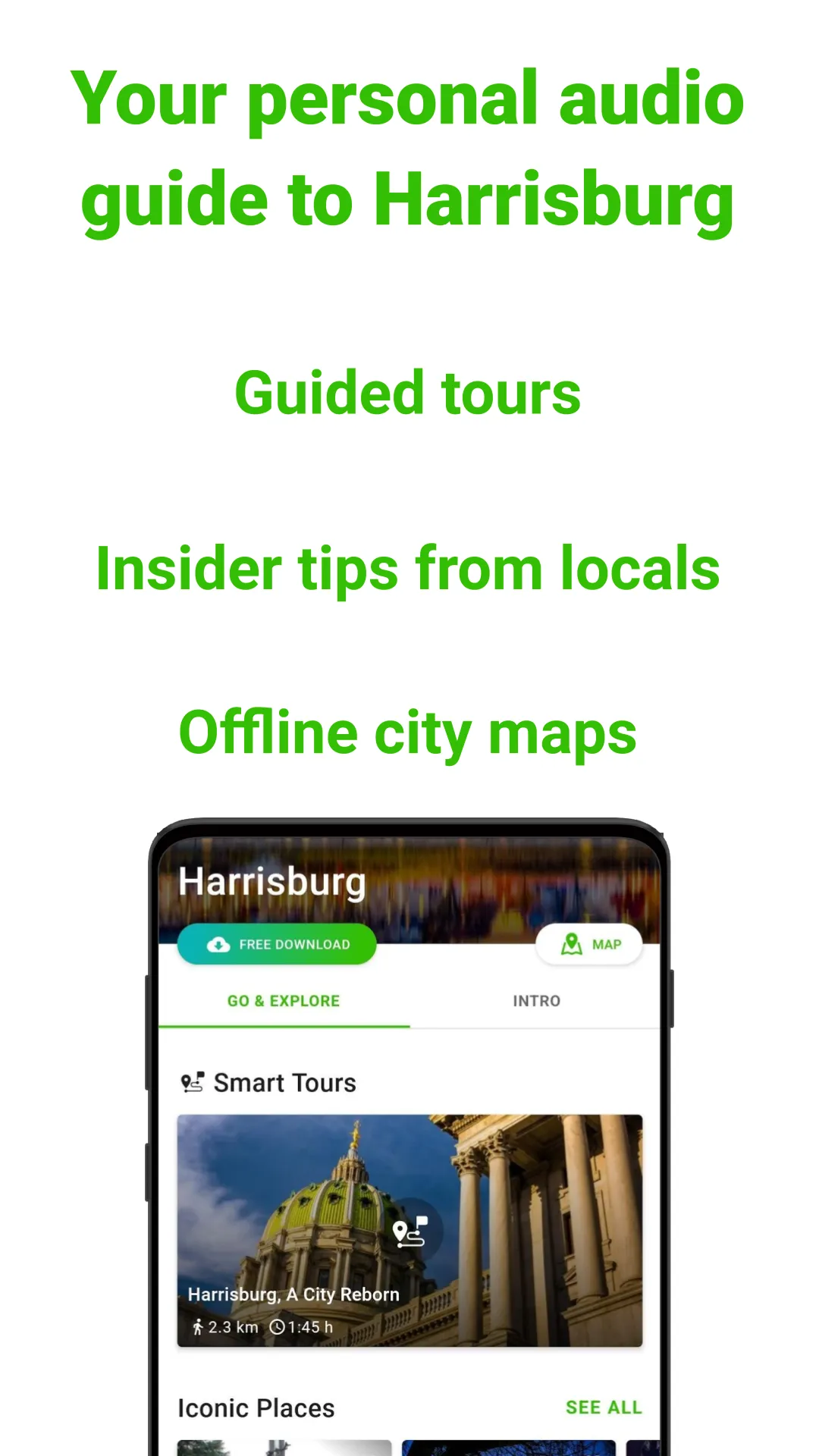 Harrisburg SmartGuide | Indus Appstore | Screenshot