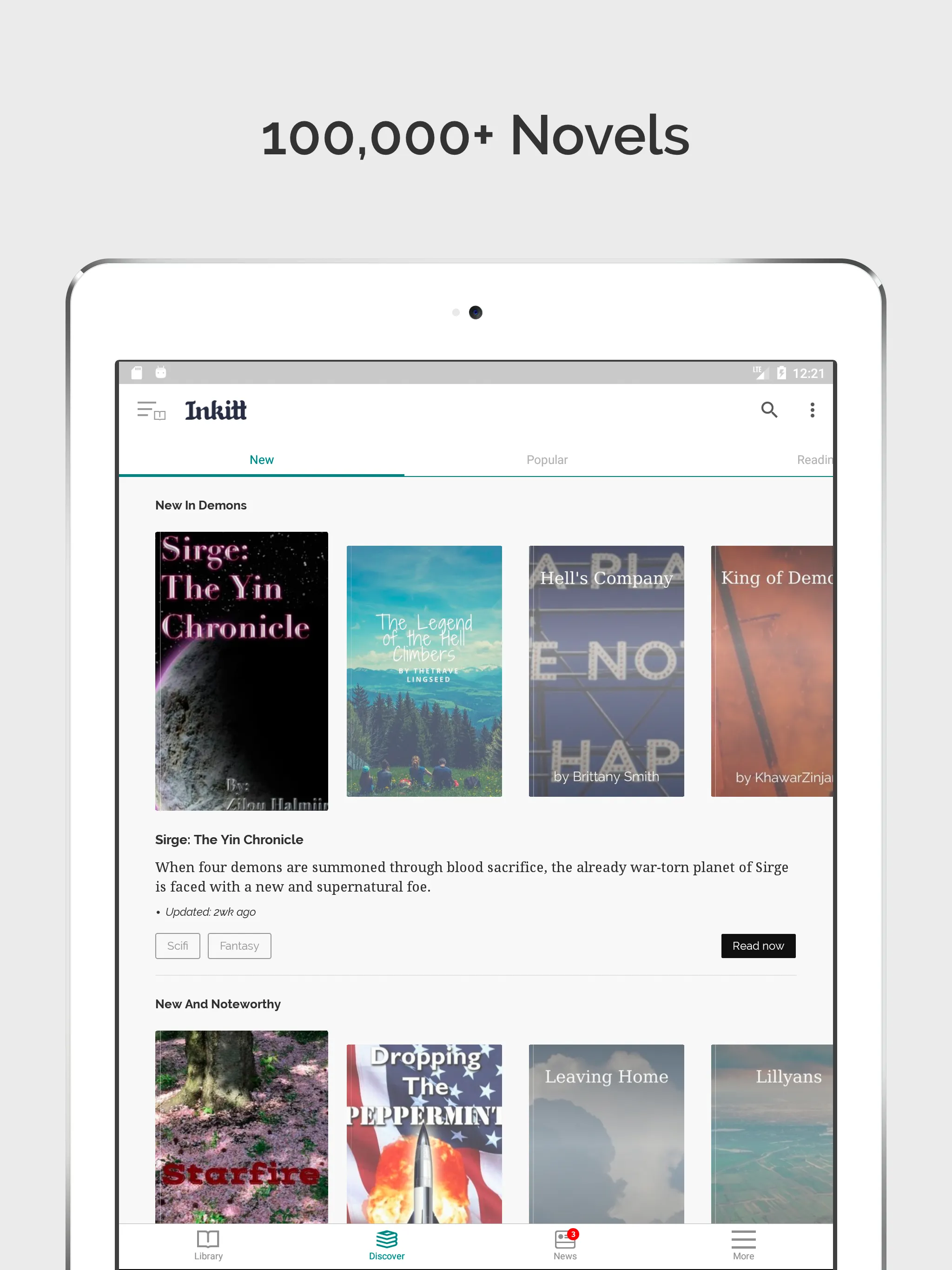 Inkitt: Books, Novels, Stories | Indus Appstore | Screenshot