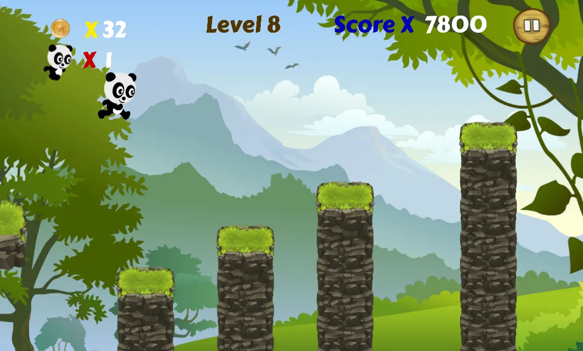 Jungle Panda Run | Indus Appstore | Screenshot