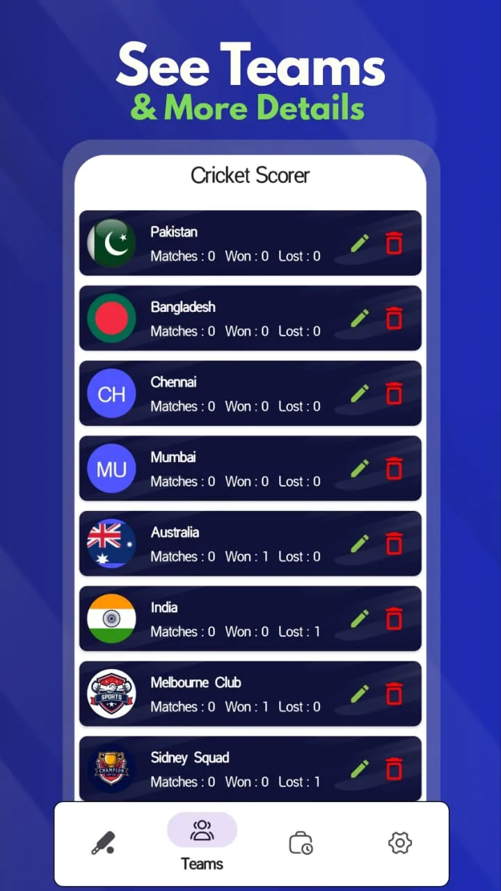 Easy Cricket Scorer | Indus Appstore | Screenshot