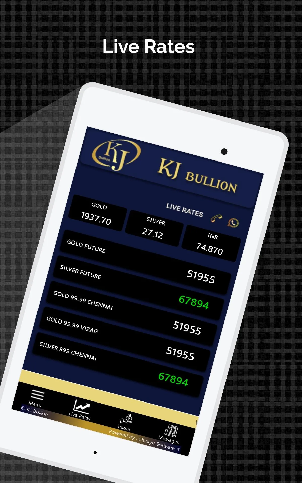 K J Bullion | Indus Appstore | Screenshot