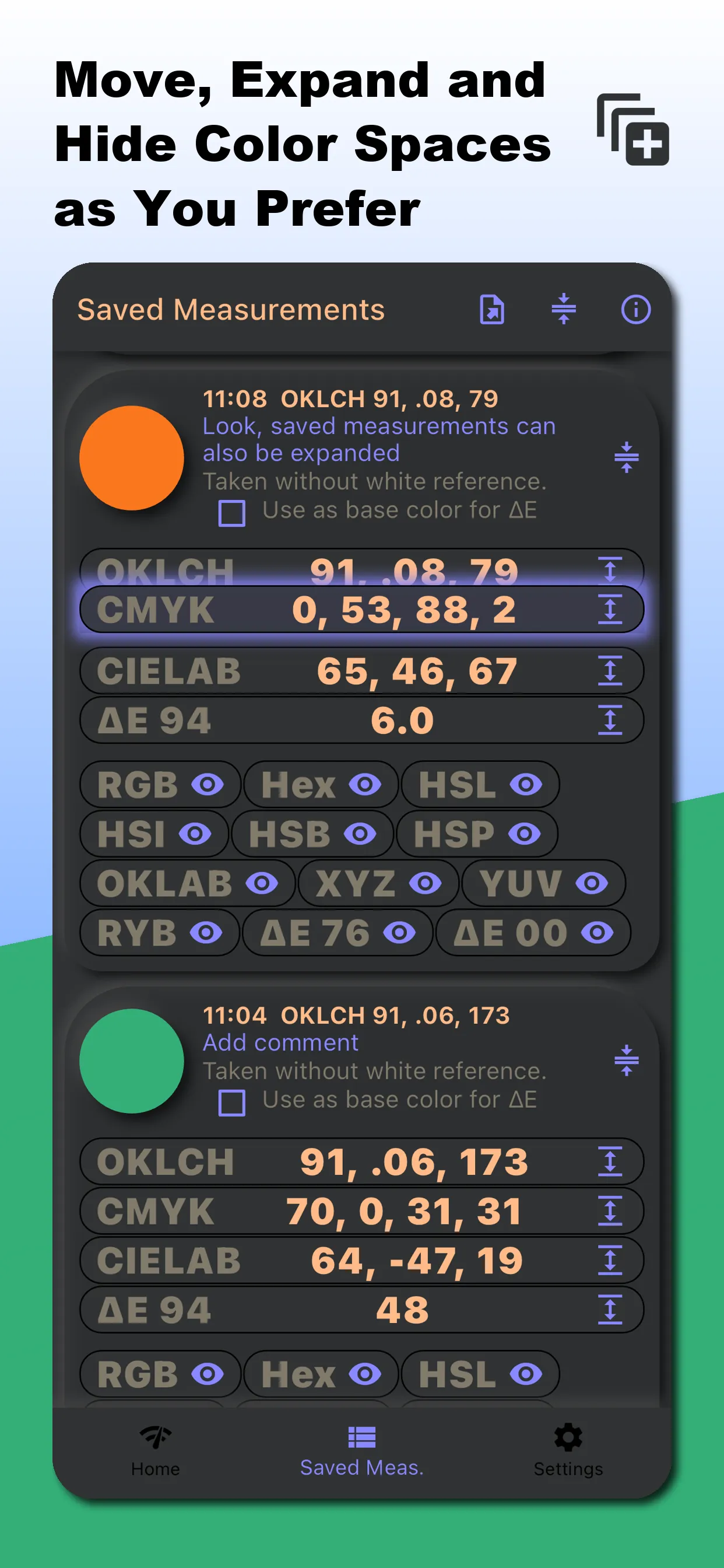 Color Meter - RGB HSL CMYK RYB | Indus Appstore | Screenshot