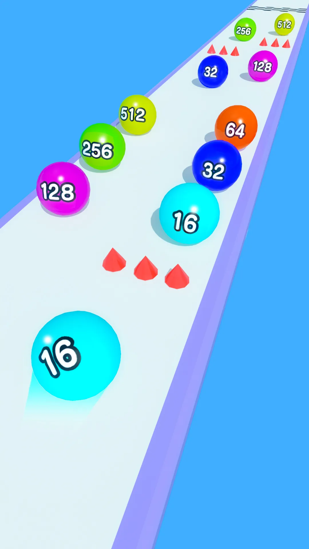 Rolling Ball Run Numbers Game | Indus Appstore | Screenshot