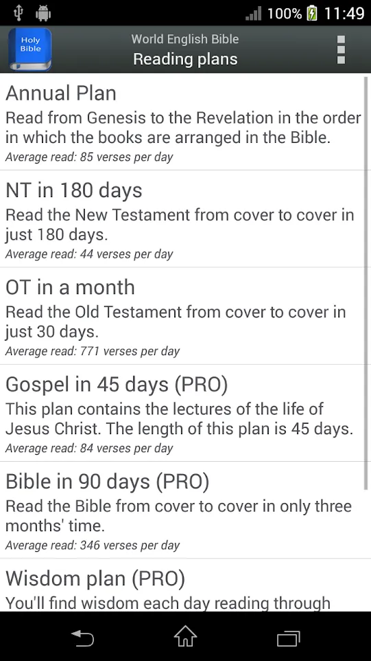 World English Bible | Indus Appstore | Screenshot