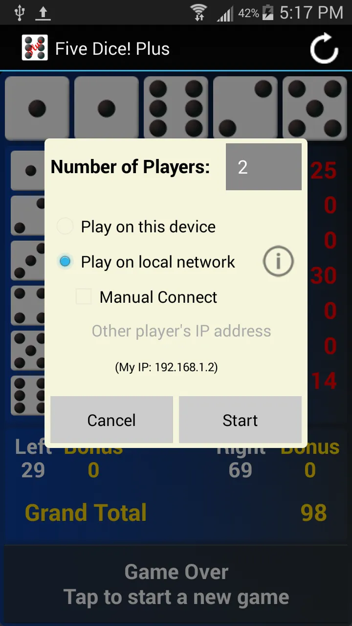 Five Dice Plus | Indus Appstore | Screenshot