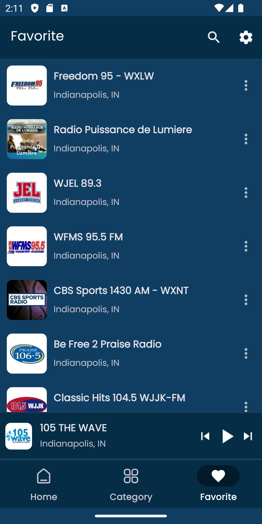 Radios from Indianapolis | Indus Appstore | Screenshot