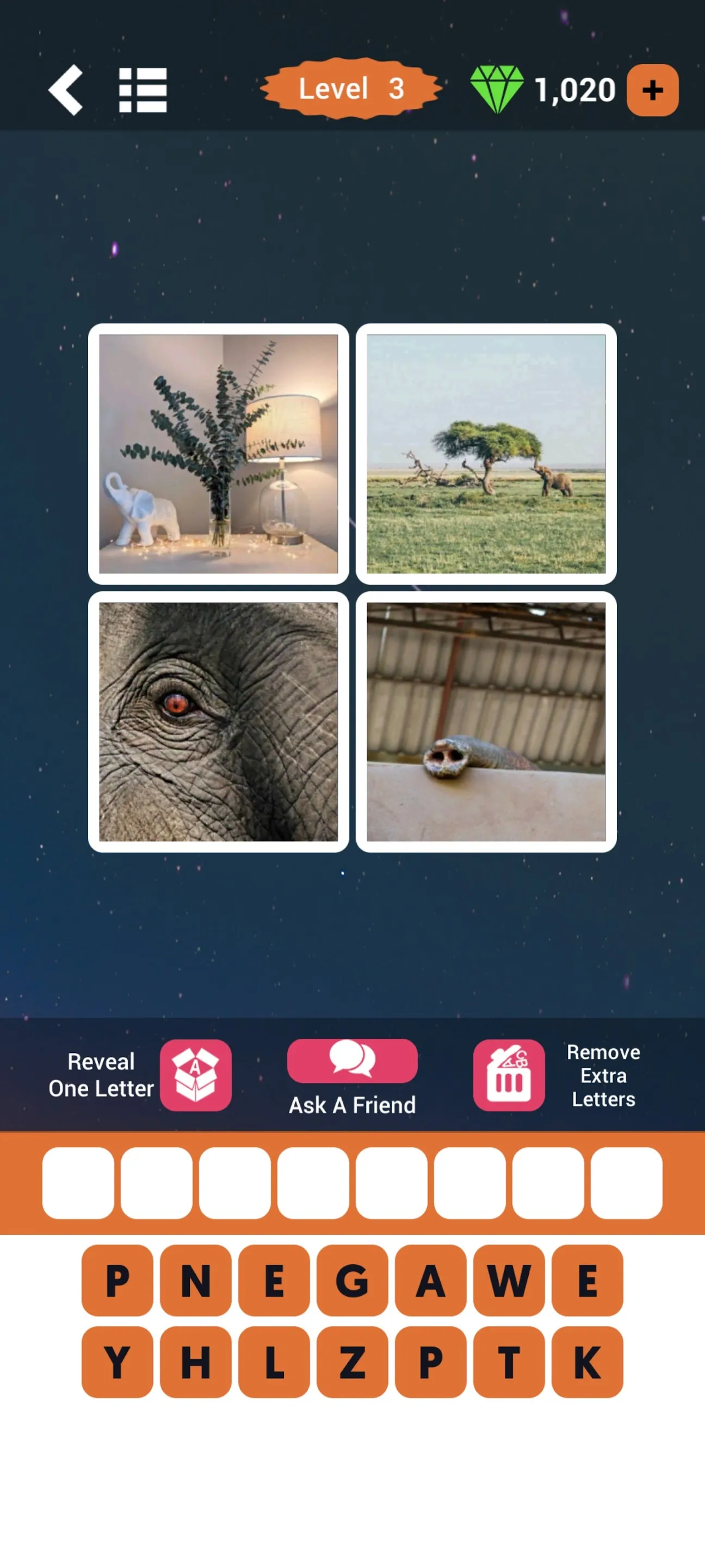 4 Pics 1 Word Quiz | Indus Appstore | Screenshot