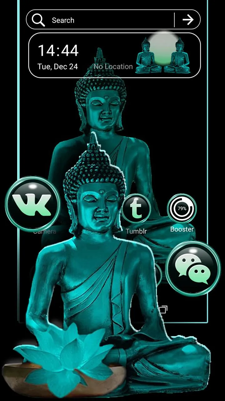 Lord Buddha Launcher Theme | Indus Appstore | Screenshot