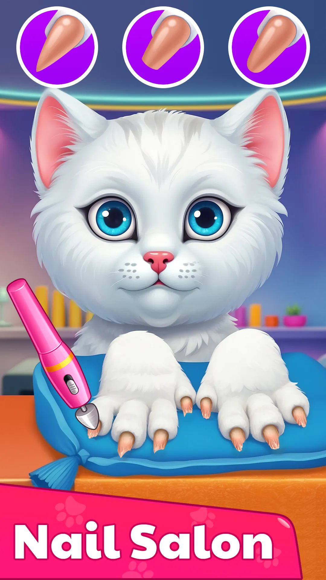 Kitty Nail Salon Daycare Cute | Indus Appstore | Screenshot