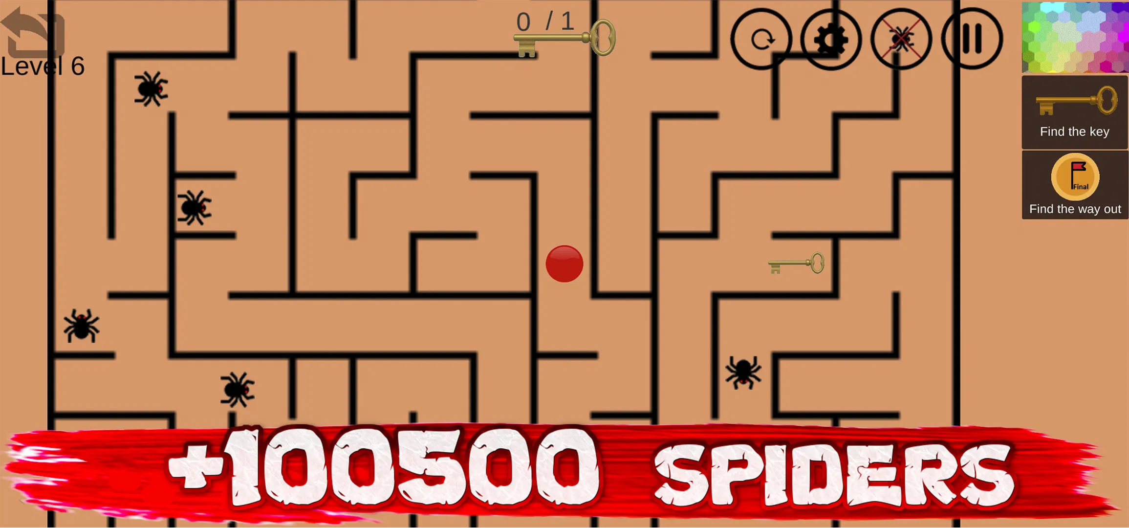 Spider Maze | Indus Appstore | Screenshot