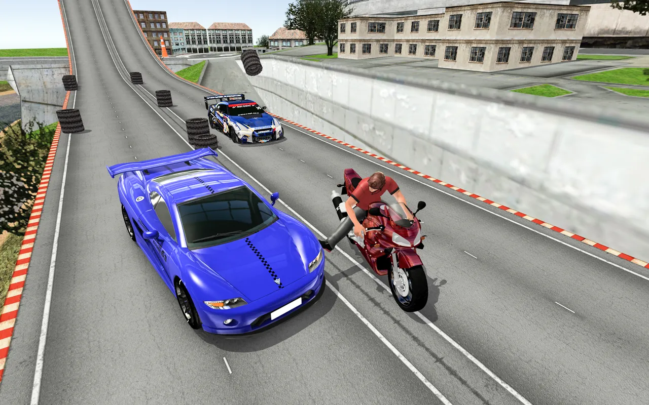 Car vs. Heavy Bike Racing | Indus Appstore | Screenshot